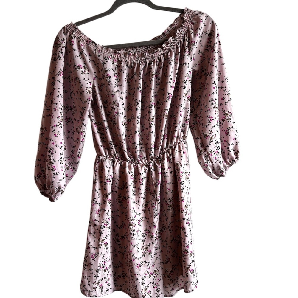 Pink Floral Romper Size Medium - Picture 2 of 7